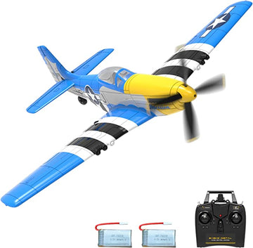 NEW ARRVIALS!VolantexRC 4-CH Airplanes P51D Mustang WWII for Beginners with Xpilot Stabilization System-exhobbyrc.