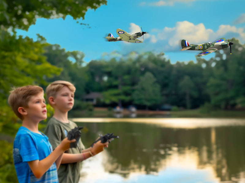 VOLANTEXRC Spitfire V2 (76112V2) PNP without Radio, Battery & Charger-Blue