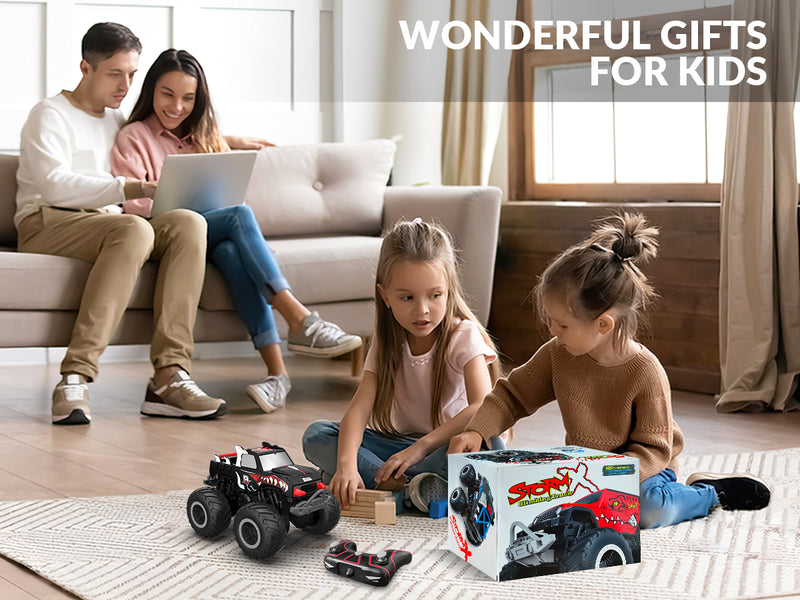 STEMTRON Amphibious (RTR) 1:20 Monster Truck Black For 3-8 Year Kids 916RB2