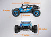 Racent 1:16 Scale All-Terrain Remote Control Rock Crawler Desert Racer (blue)-EXHOBBY LIMITED.