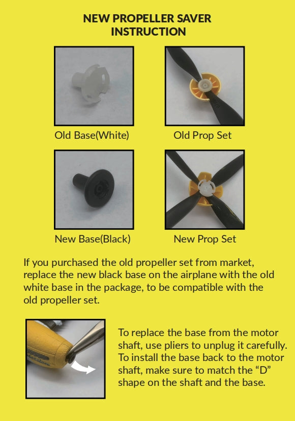 4 Pcs Prop Saver Shaft Adaptor (new version) for 761series