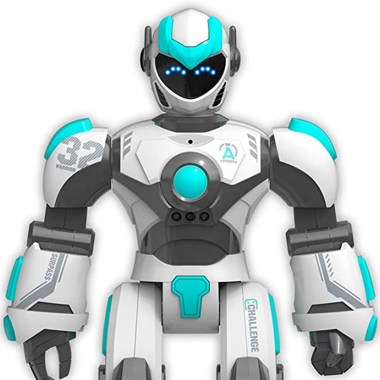 STEMTRON Intelligent Voice Controlled Smart Remote Control Robot for Kids(white).