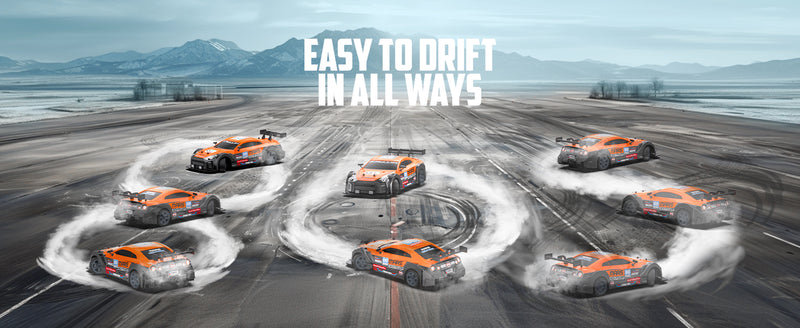 RACENT 1:16 RC Drift Car 4WD 18 KM/H, 2 Batteries, Modèle Sport Jouets Véhicule pour Enfants, Garçons, Adultes
