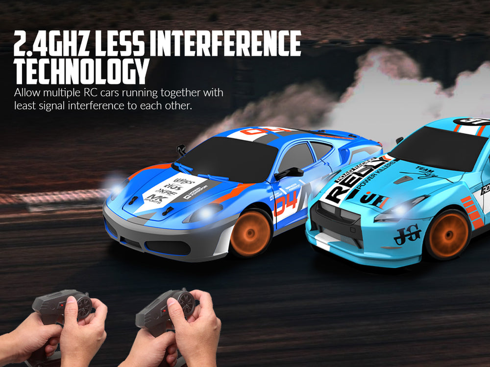 RACENT Speedster : voiture RC 1:24, 10 mph, LED, roues dérivantes