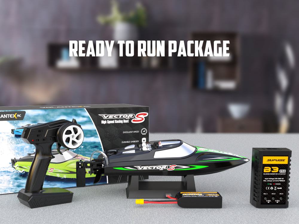 VOLANTEXRC VectorS Brushless 30mph High Speed RC Boat