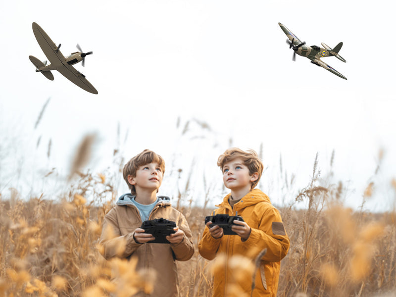 VOLANTEXRC Spitfire (RTF) 3CH 400mm avec Gyroscope (15.7'') 76205