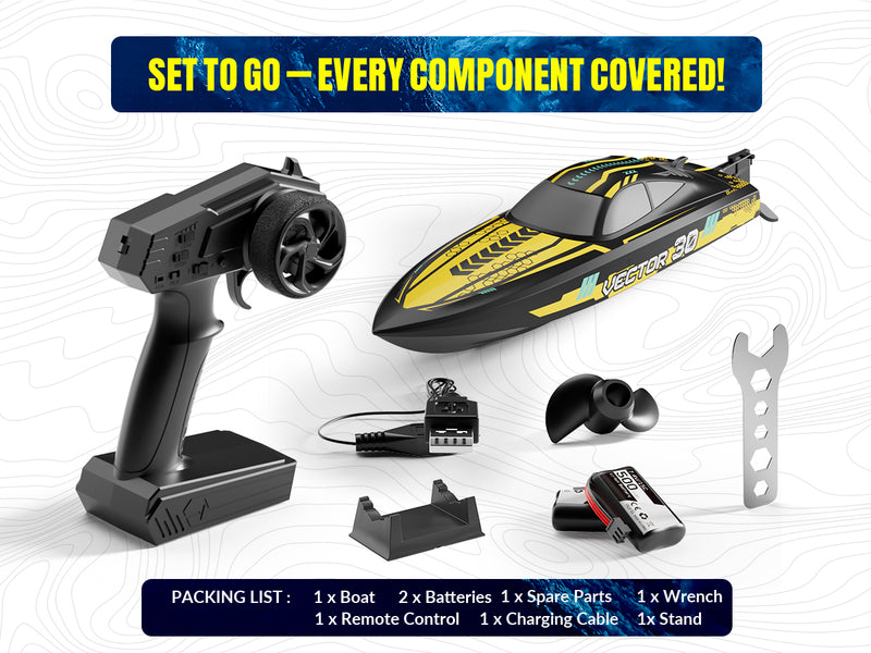 VOLANTEXRC Vector 30 YELLOW Self Righting Feature 30mph