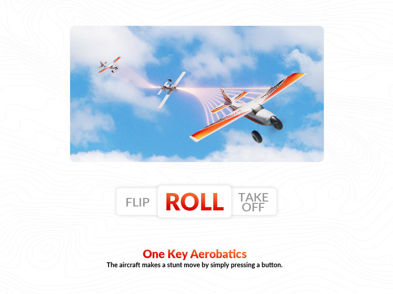 Volantexrc 500mm Trainstar Stunt sans pinceau avec moteur de mise à jour 76804