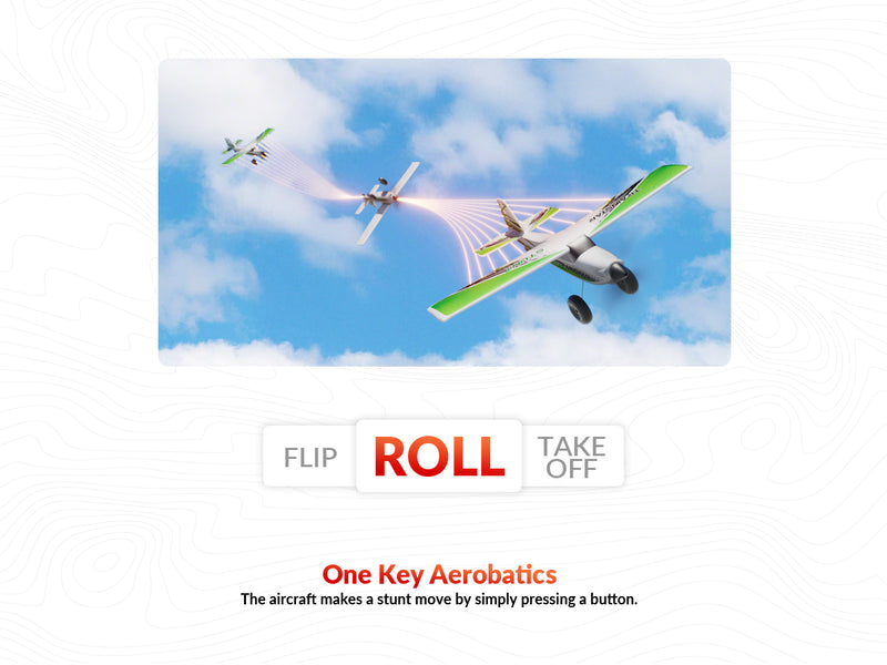 VOLANTEXRC 500MM TrainStar STUNT Brushless with update motor 76804-Green