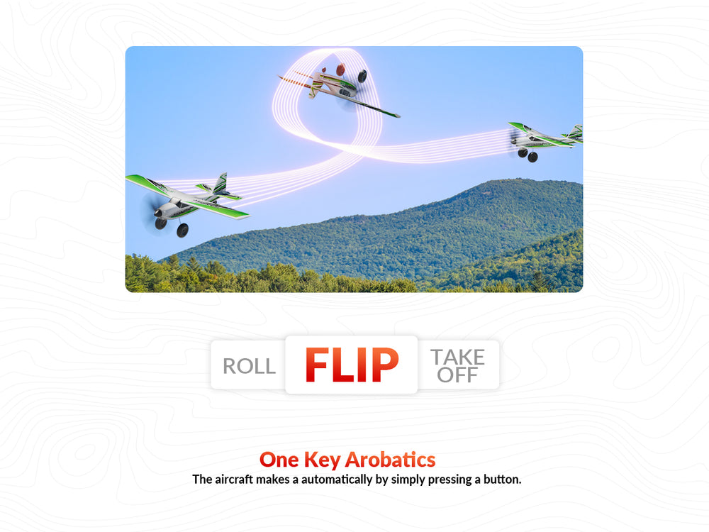 Volantexrc 500mm Trainstar Stunt sans pinceau avec moteur de mise à jour 76804