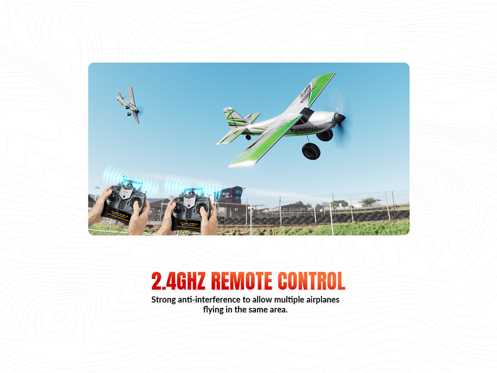 Volantexrc 500mm Trainstar Stunt sans pinceau avec moteur de mise à jour 76804