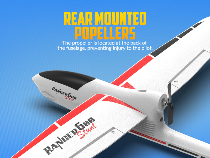 VOLANTEXRC Ranger 600S White(RTF) 4CH RC glide (23.6'') 76102S