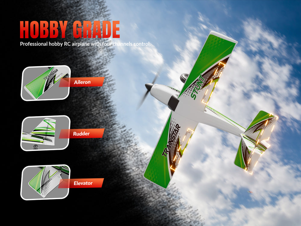 Volantexrc 500mm Trainstar Stunt sans pinceau avec moteur de mise à jour 76804