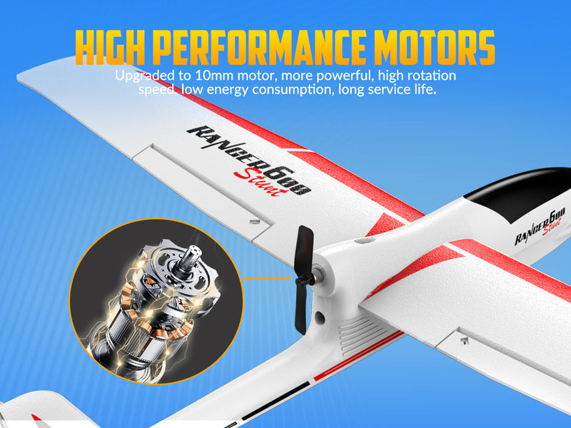 VOLANTEXRC Ranger 600S White(RTF) 4CH RC glide (23.6'') 76102S