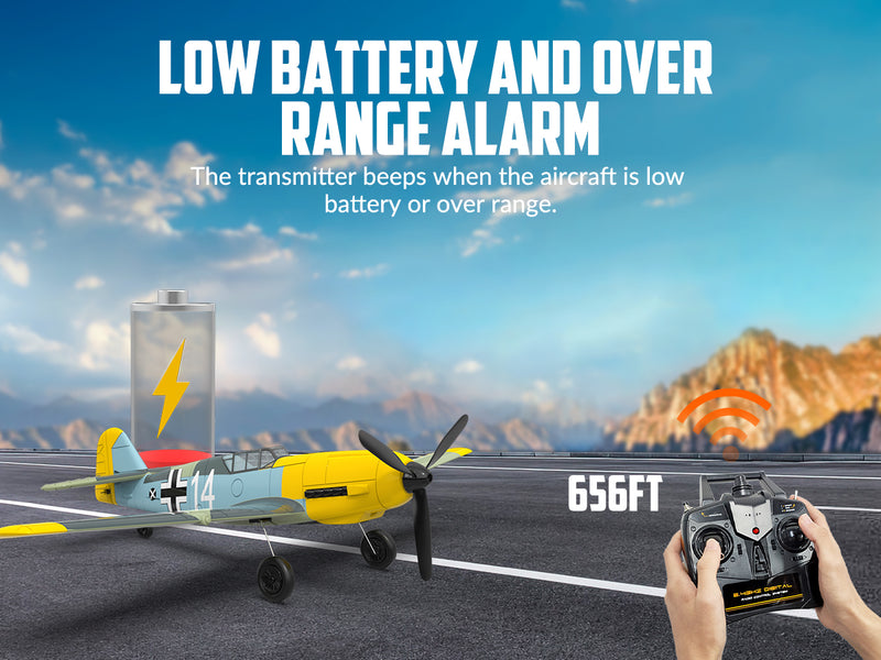 VOLANTEXRC BF109 (RTF) 4CH 400mm with Gyro (15.7'') 76111