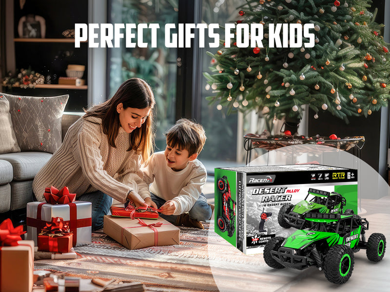 Racent Racer Rock Crawler Desert Racer télécommandé tout-terrain à l'échelle 1:16