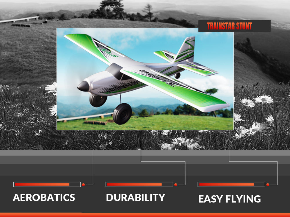 Volantexrc 500mm Trainstar Stunt sans pinceau avec moteur de mise à jour 76804
