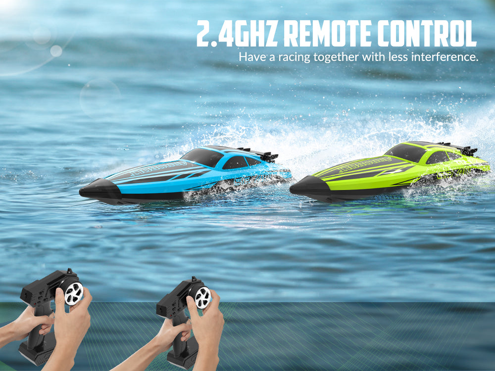 VOLANTEXRC Green SR40 Bateau RC sans balais 30+MPH (79705)