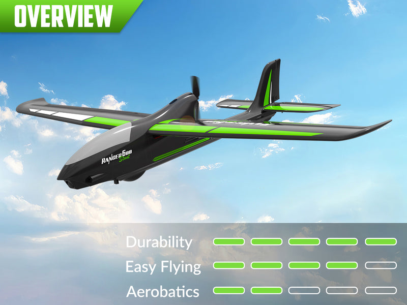 VOLANTEXRC Ranger 600S (RTF) 4CH Glissement 600mm (23.6'') 76102S