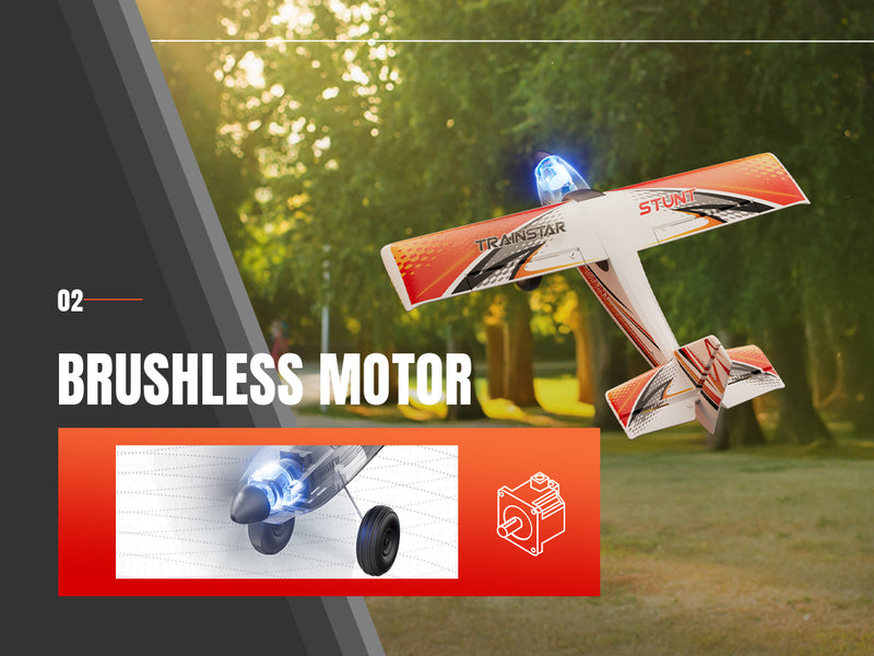 Volantexrc 500mm Trainstar Stunt sans pinceau avec moteur de mise à jour 76804