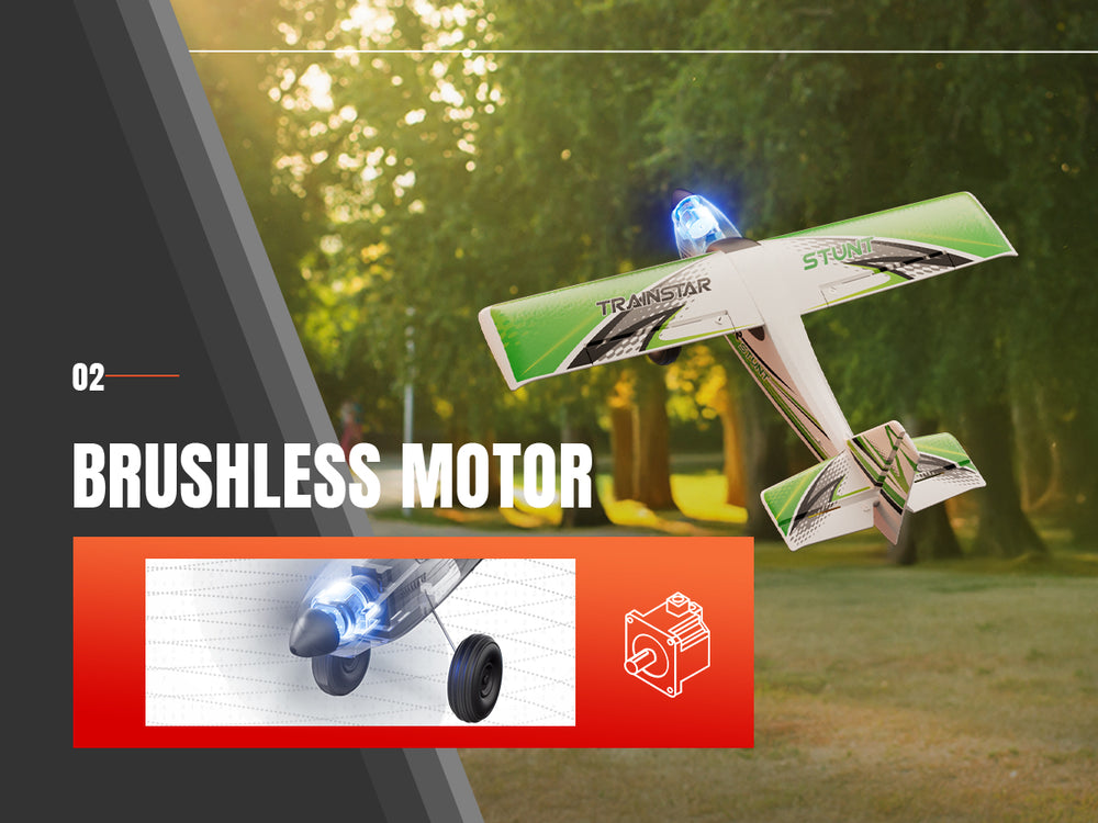 Volantexrc 500mm Trainstar Stunt sans pinceau avec moteur de mise à jour 76804