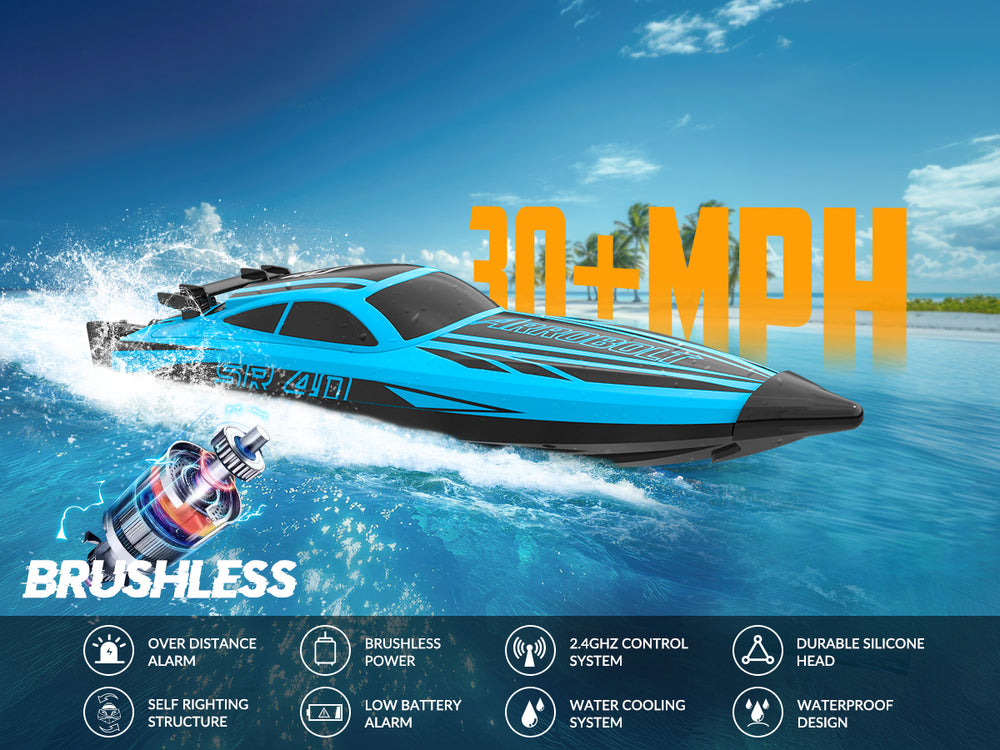 Bateau radiocommandé rapide VOLANTEXRC Arrobolt SR40 Brushless 30+ MPH (797-5)