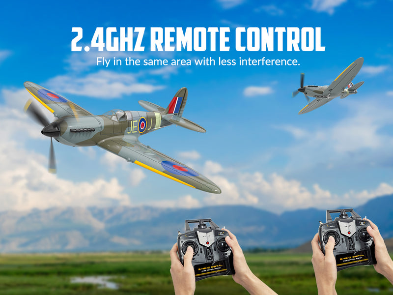 VOLANTEXRC Spitfire (RTF) 4CH 400mm avec Gyroscope (15.7'') 76112