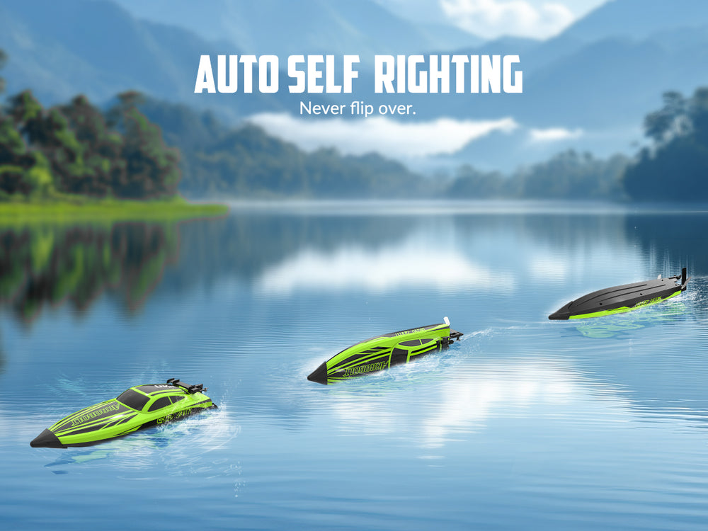 VOLANTEXRC Green SR40 Bateau RC sans balais 30+MPH (79705)