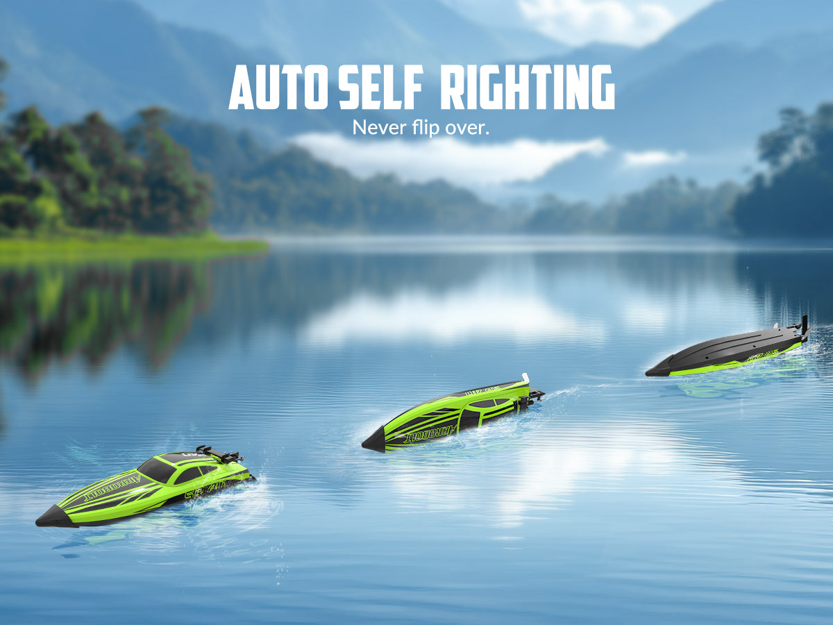 VOLANTEXRC Green SR40 Brushless 30+MPH RC Boat (79705)