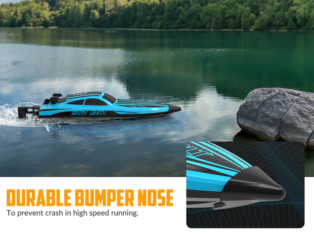 Bateau radiocommandé rapide VOLANTEXRC Arrobolt SR40 Brushless 30+ MPH (797-5)