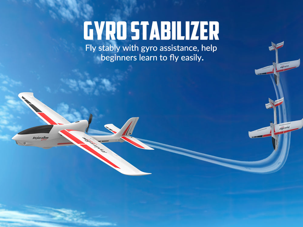 VolantexRC Ranger 600S Débutant RC Glider RTF - Avion cascadeur 4CH avec stabilisation XPilot
