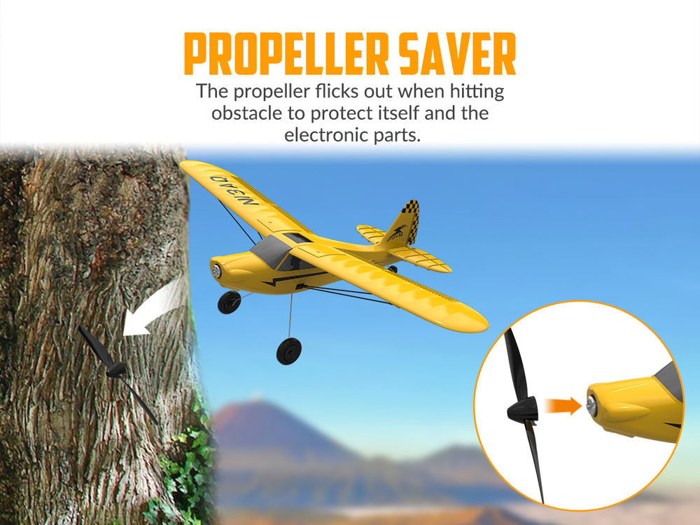 VOLANTEXRC Sport Cub (RTF) 3CH 400mm pour débutants (15,7'') 76114