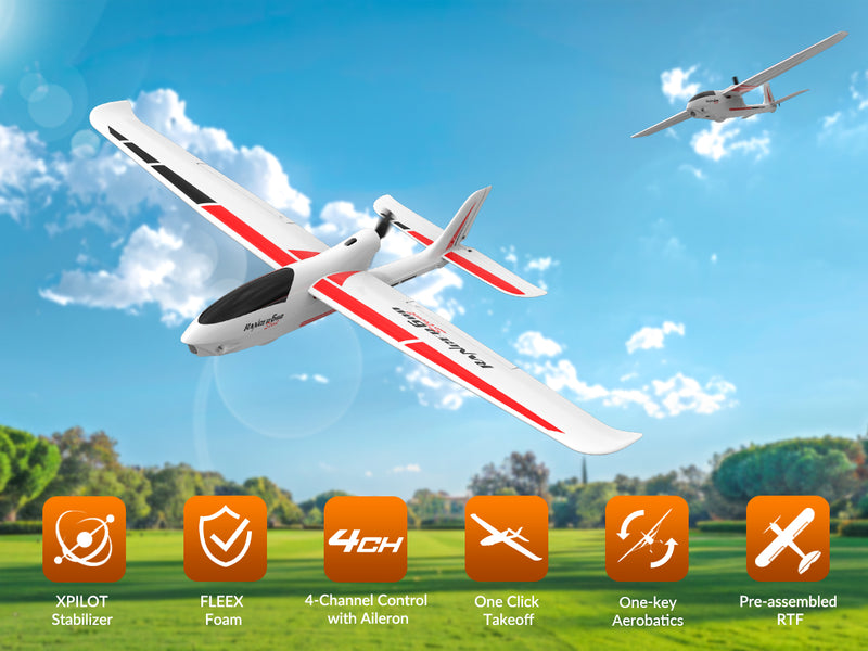 VOLANTEXRC Ranger 600S White(RTF) 4CH RC glide (23.6'') 76102S