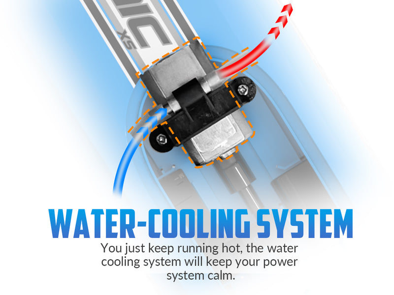 VOLANTEXRC Atomic XS Bateau télécommandé avec 2 piles et fonction marche arrière (795-5 Bleu)