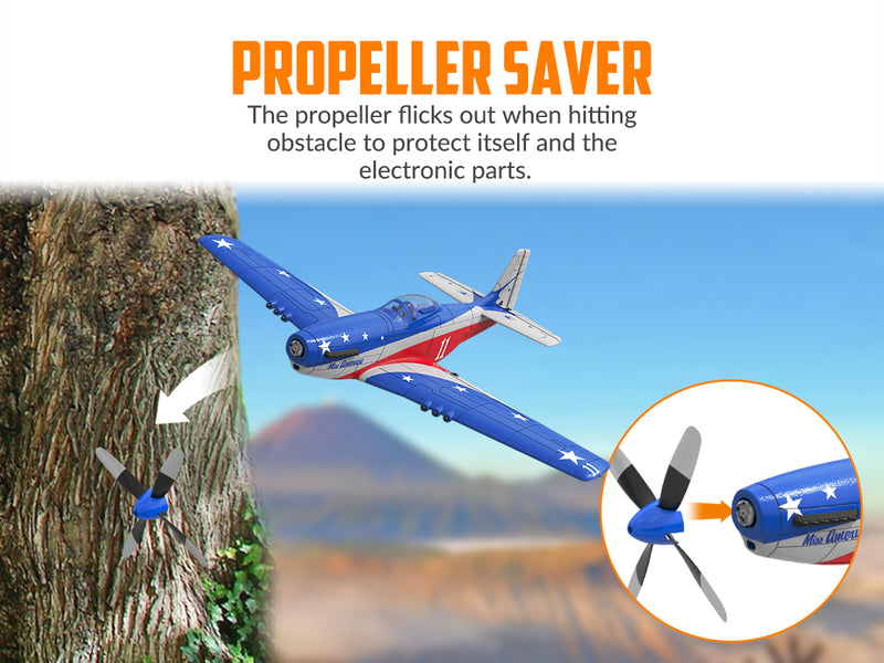 Volantexrc Miss America (RTF) 4CH 400mm pour débutant (15,7 '') 76105