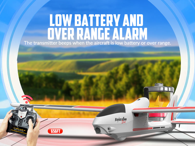 VOLANTEXRC Ranger 600S White(RTF) 4CH RC glide (23.6'') 76102S