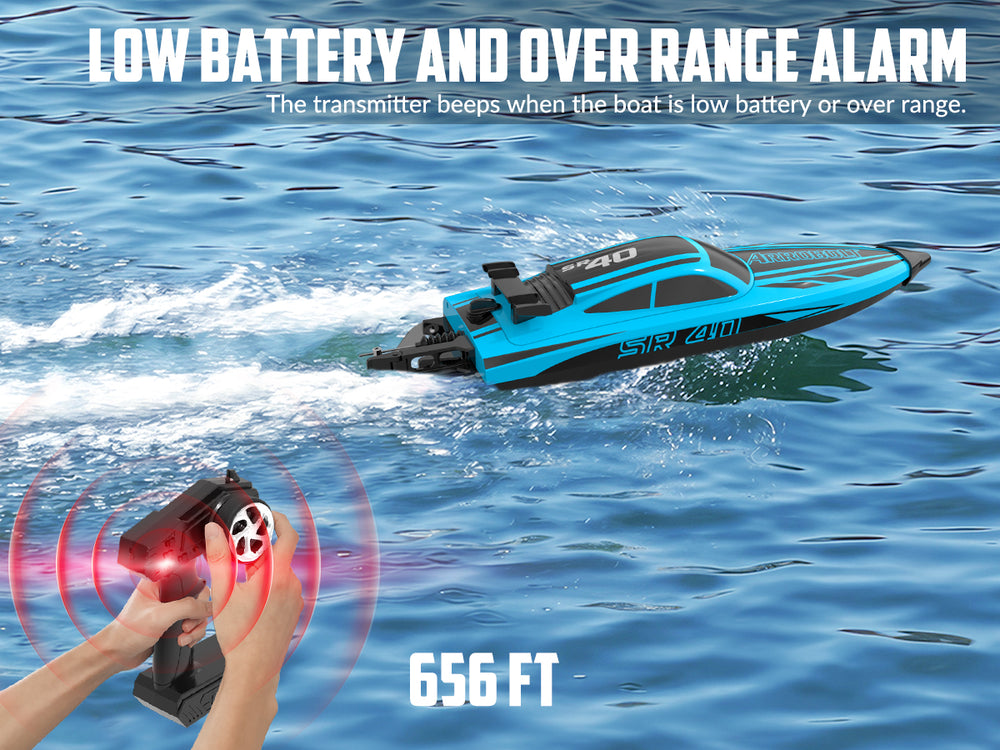 Bateau radiocommandé rapide VOLANTEXRC Arrobolt SR40 Brushless 30+ MPH (797-5)