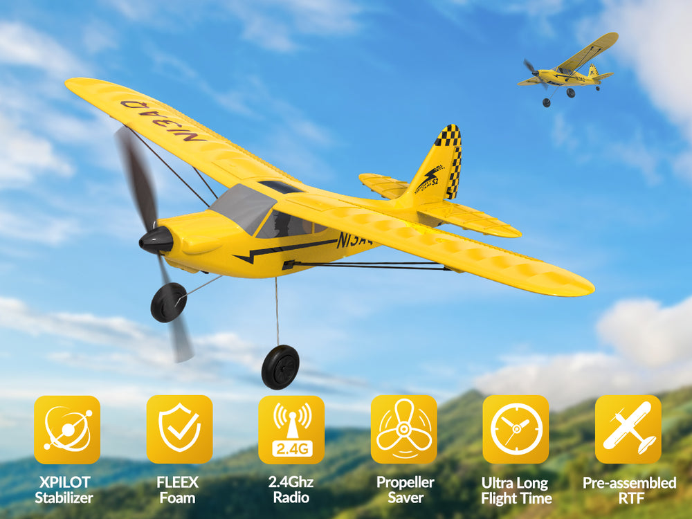 VOLANTEXRC Sport Cub (RTF) 3CH 400mm pour débutants (15,7'') 76114