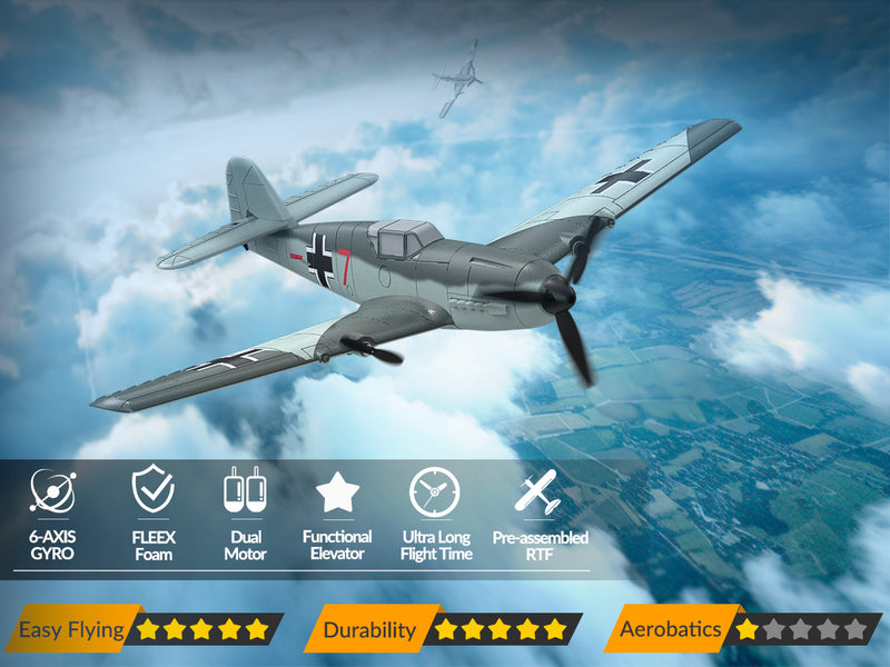 VOLANTEXRC BF109 (RTF) 3CH 400mm for beginners (15.7'') 76206