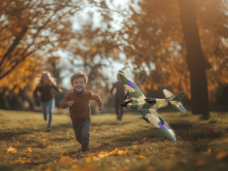 VOLANTEXRC Spitfire (RTF) 3CH 400mm avec Gyroscope (15.7'') 76205