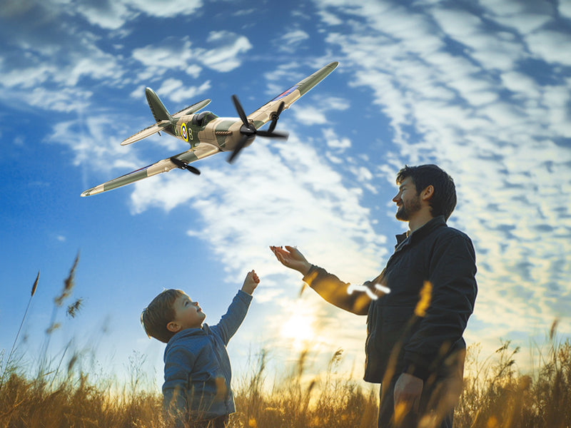 VOLANTEXRC Spitfire (RTF) 3CH 400mm avec Gyroscope (15.7'') 76205