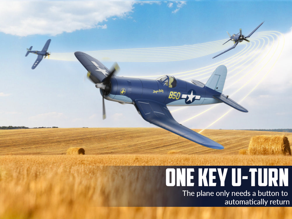 VOLANTEXRC Avion RC sans balais Corsair F4U - 500mm RTF