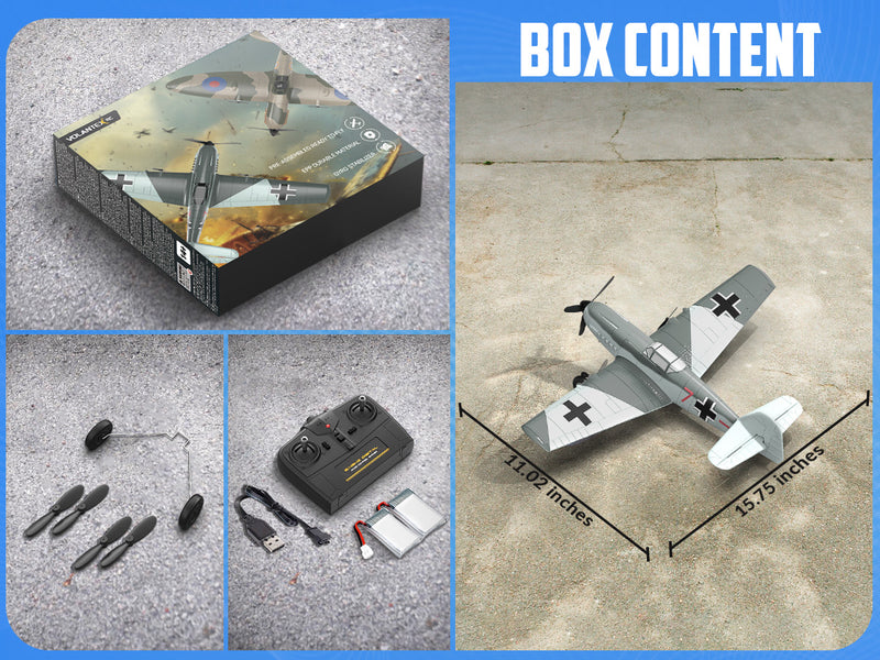 VOLANTEXRC BF109 (RTF) 3CH 400mm for beginners (15.7'') 76206