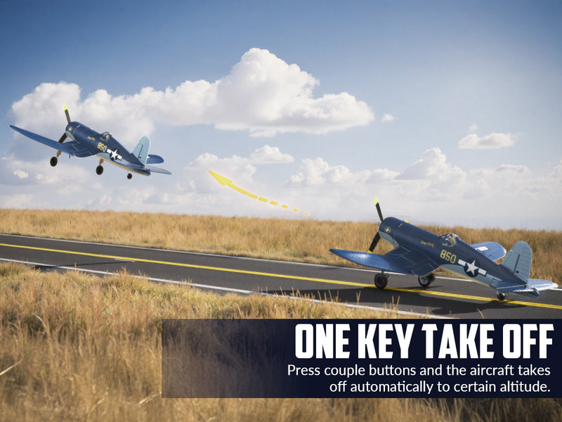 VOLANTEXRC 500MM Corsair F4U Brushless with update motor 76803