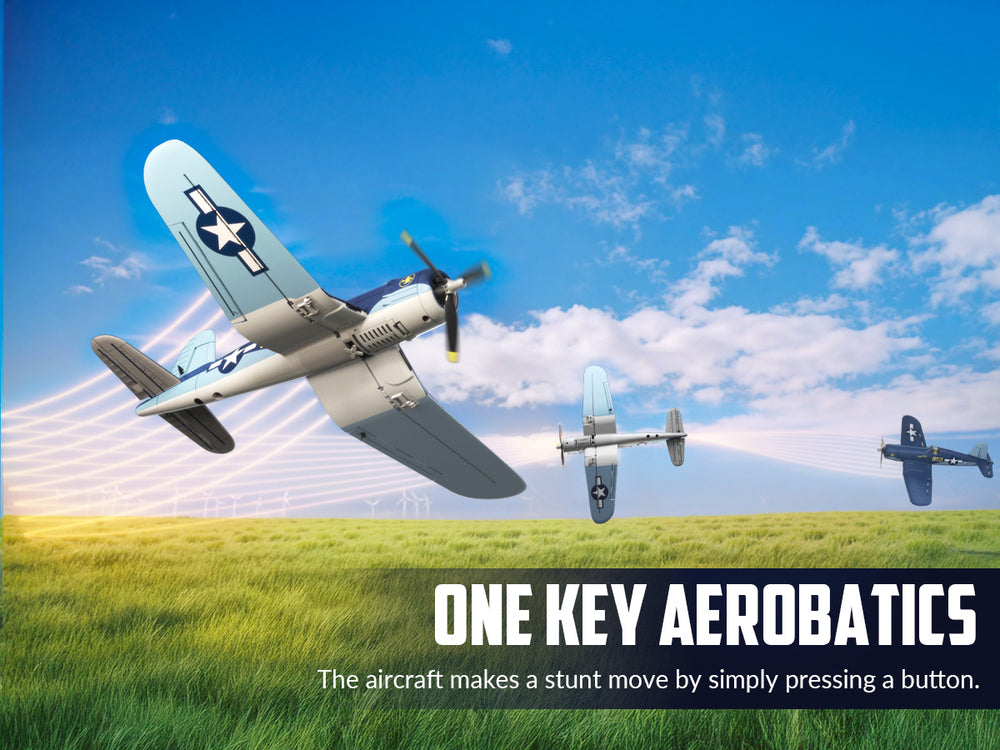 VOLANTEXRC Avion RC sans balais Corsair F4U - 500mm RTF