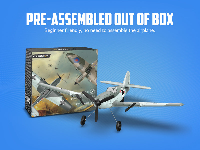 VOLANTEXRC BF109 (RTF) 3CH 400mm for beginners (15.7'') 76206