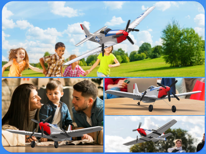 VOLANTEXRC P51 (RTF) 3CH 400mm for beginners (15.7'') 76207