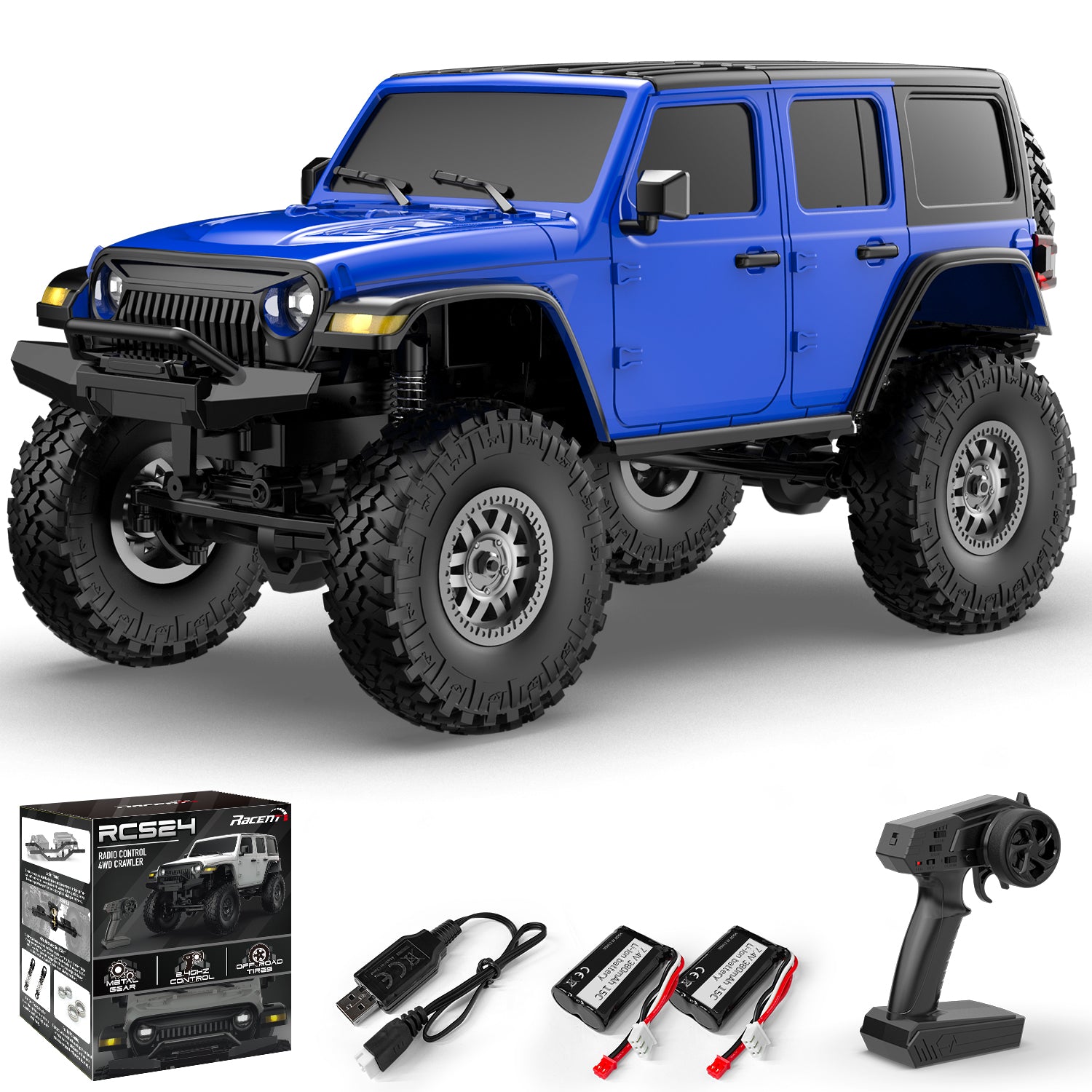 RCS24 Off Road Crawlers 1/24 All Terrain 4WD Monster Truck-EXHOBBY LIMITED.