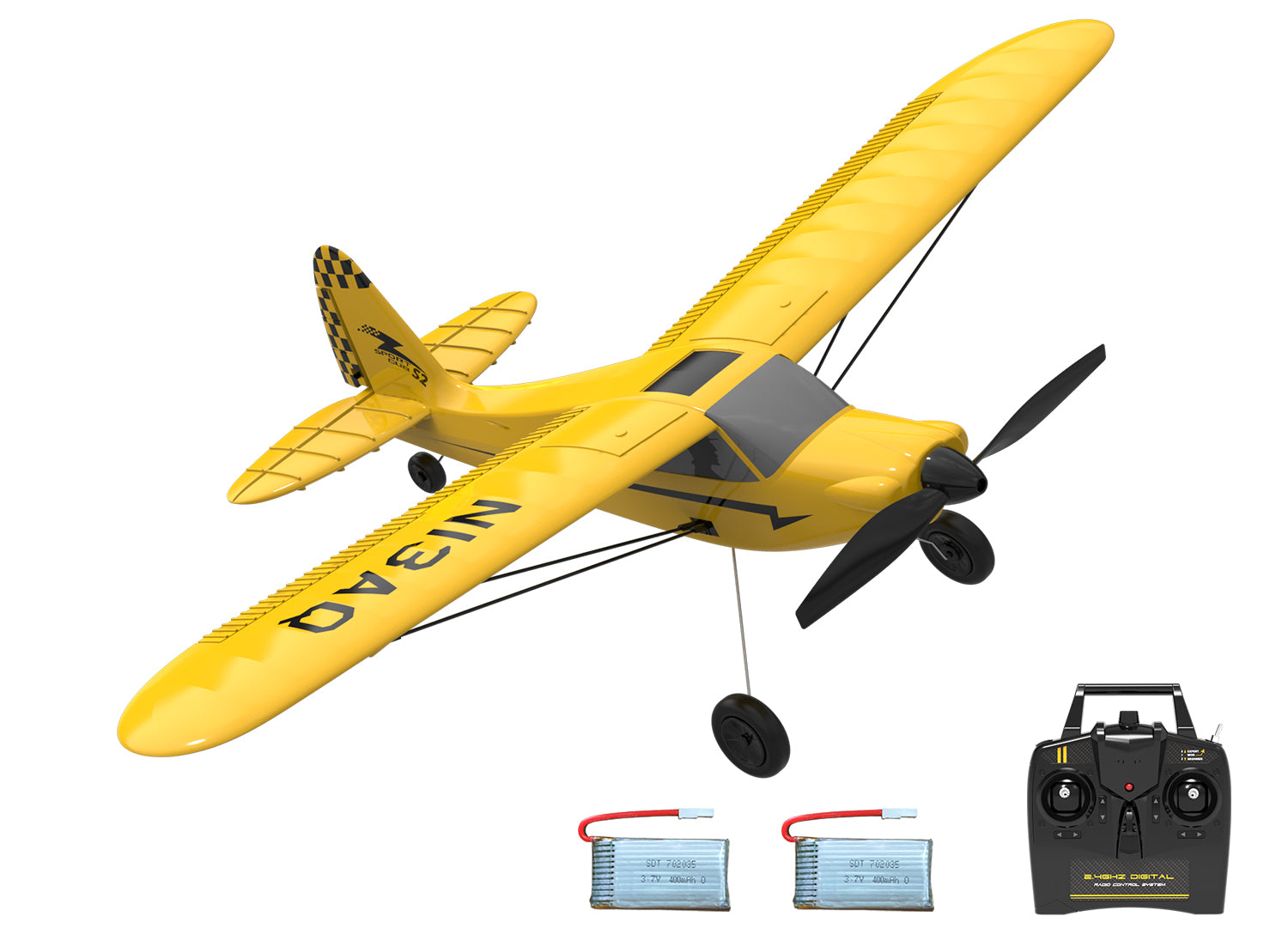 VOLANTEXRC 3CH Sport Cub S2 Avion télécommandé pour débutants avec stabilisateur Xpilot Easy to Fly (761-14) RTF