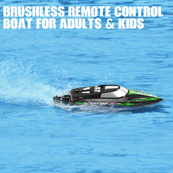 VOLANTEXRC VectorS Brushless 30mph High Speed RC Boat for Lake Racing Self Righting Feature